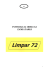 Instrukcja obsługi zamiatarka LIMPAR 72