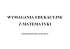WYMAGANIA EDUKACYJNE Z MATEMATYKI