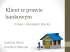 Klient w prawie bankowym