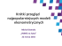 Krótki przegląd najpopularniejszych modeli ekonometrycznych
