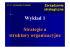 Strategie a struktury organizacyjne