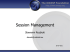 Slawomir Rozbicki - Session Management