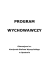 program wychowawczy - gimnazjum