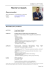 curriculum vitae - Marcin Germanek