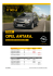 Opel Antara cennik 2013 - Rok modelowy 2013