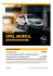 Opel Mokka cennik 2014 - Rok modelowy 2014