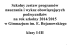 Szkolny zestaw programów nauczania i wykaz obowiązujących