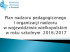 Plan nadzoru pedagogicznego i organizacji nadzoru w