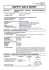 safety data sheet