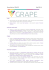 Newsletter GRAPE Maj 2016