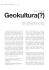 Geokultura(?)
