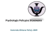 Psychologia Policyjna Stosowana