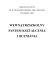 WEWNĄTRZSZKOLNY SYSTEM KSZTAŁCENIA I OCENIANIA