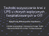 Techniki oczyszczania krwi z LPS u chorych septycznych