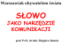 Warszawiak obywatelem świata - wykład prof.Zbigniewa Romka
