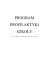 PROGRAM PROFILAKTYKI SZKOŁY