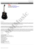 gitara akustyczna T.Burton MAIDEN W-C-BK