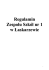 Regulamin Zespołu Szkół nr1 - Zespół Szkół nr 1 im. Szarych