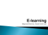 E-learning