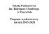 Program wychowawczy 2016/17 - Szkoła Podstawowa w Żórawinie