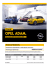 Opel ADAM cennik 2013 - Rok modelowy 2013