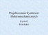 Projektowanie Systemów Elektromechanicznych