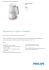 Product Leaflet: Plastikowy czajnik o pojemności 1,5 l i mocy 2200 W