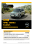 Opel Zafira Family cennik 2014