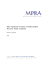- Munich Personal RePEc Archive