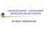 organizowanie i kierowanie zespołami projektowymi