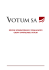 roczne sprawozdanie z działalności grupy kapitałowej votum