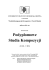 Podyplomowe Studia Kompozycji - Uniwersytet Muzyczny Fryderyka