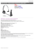 C565 Plantronics - Bezprzewodowa słuchawka do