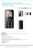 compas e04 dual sim senior phone/compas e04 telefon dual sim dla