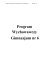 Program Wychowawczy Gimnazjum nr 6