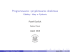 Programowanie i projektowanie obiektowe