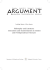 Philosophy and Literature - Argument: Biannual Philosophical Journal