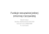 Funkcje jednej zmiennej