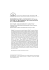 MICROPROPAGATION AND INFLUENCE OF in vitro CULTURE ON