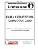 Karta Katalogowa Catalogue card