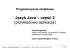 Język Java &ndash; część 2 (przykładowa aplikacja)
